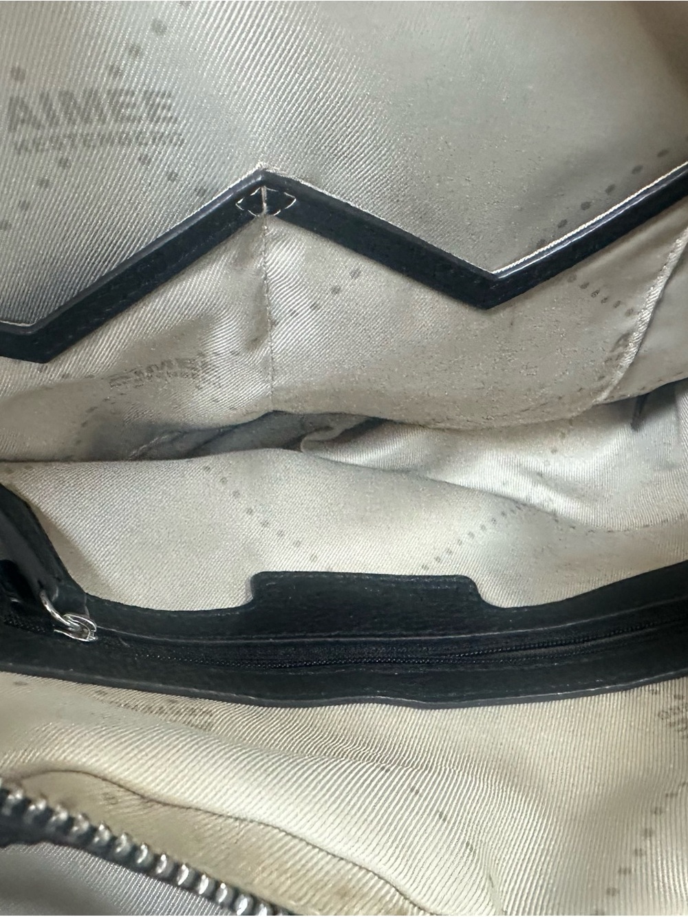 Amiee Kestenberg Leather Black Metallic Camo Leather Bag - Picture 11 of 12